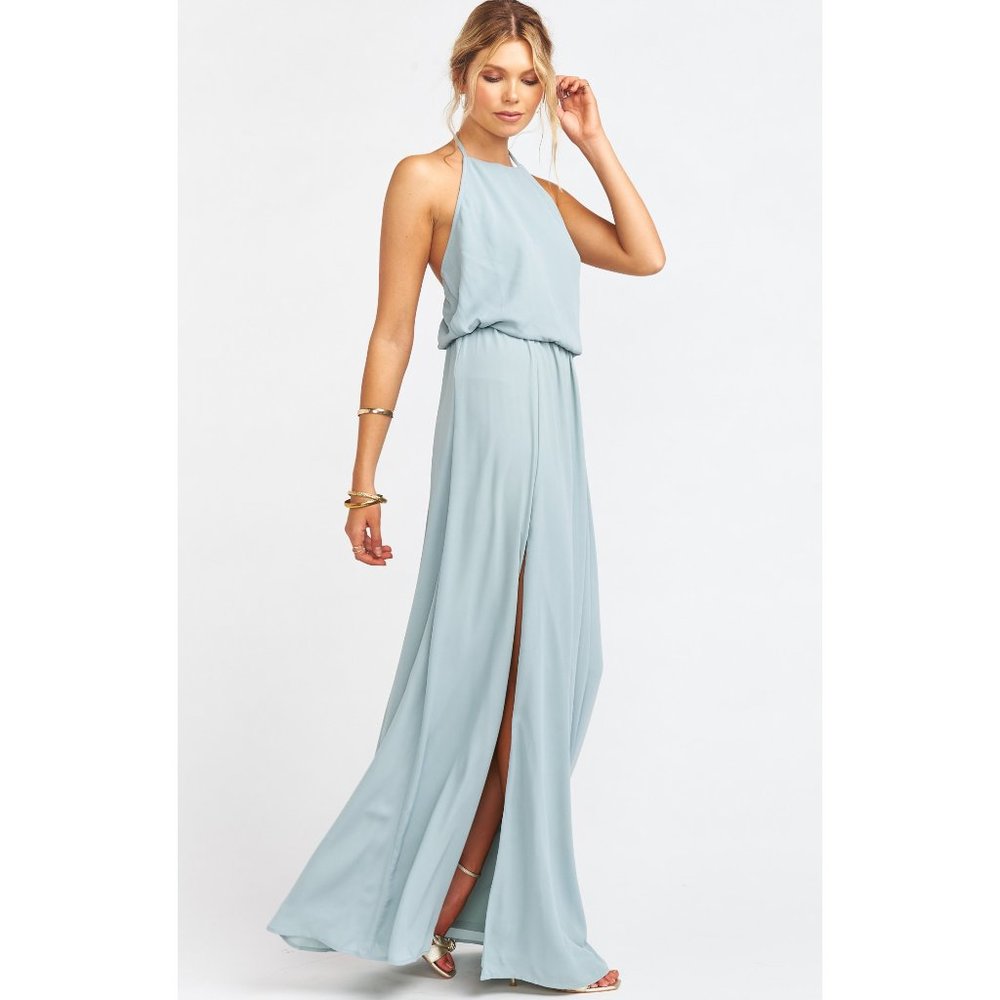 Heather Halter bridesmaid dress